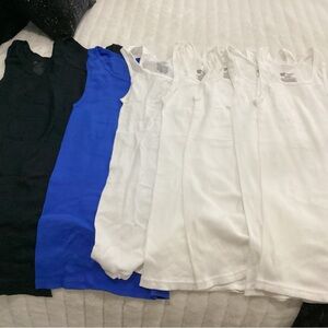 Hanes Sleeveless Tank Tops - Set of 8 - Size S - NWOT
